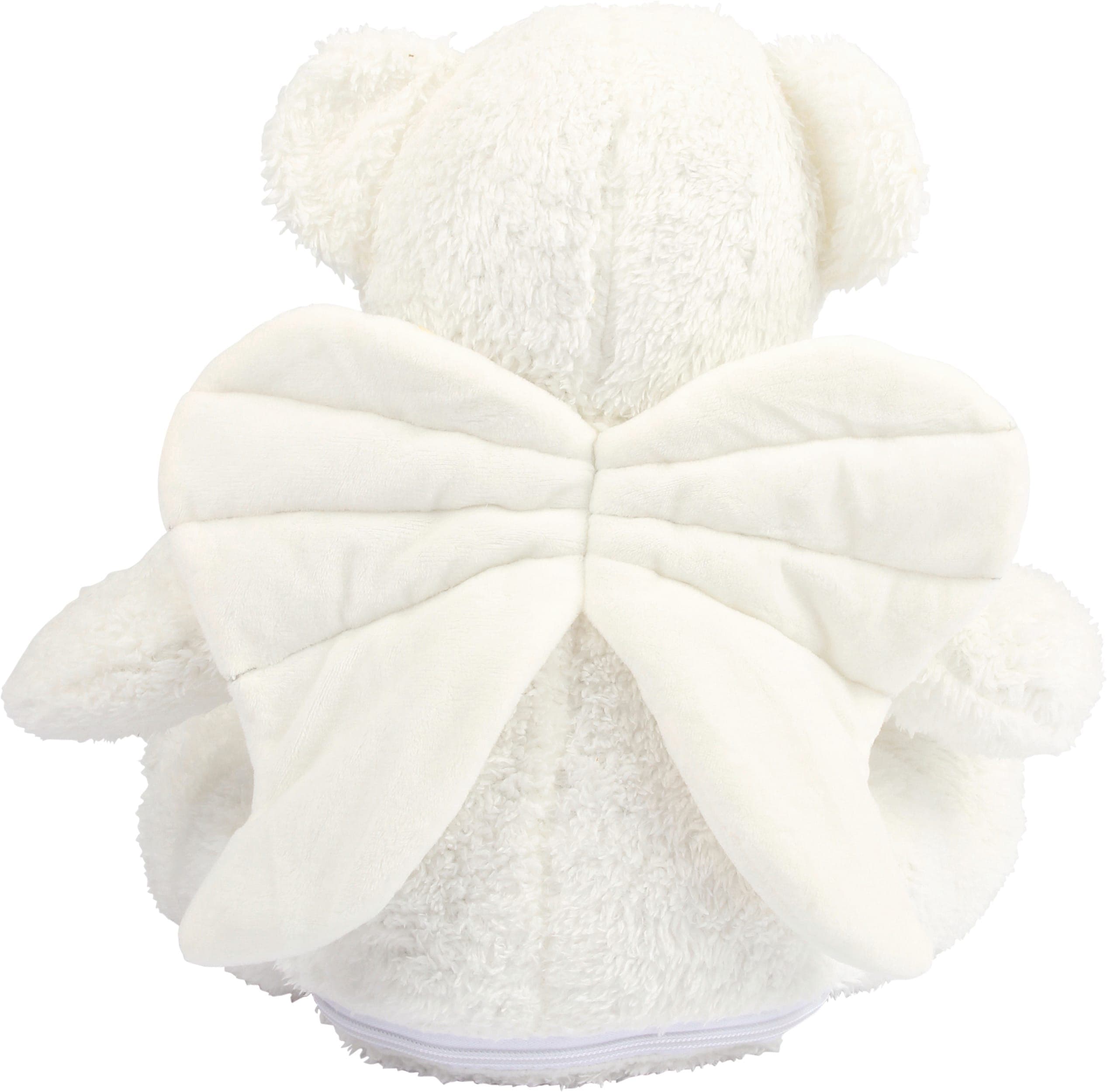 Peluche zippée Ange en situation