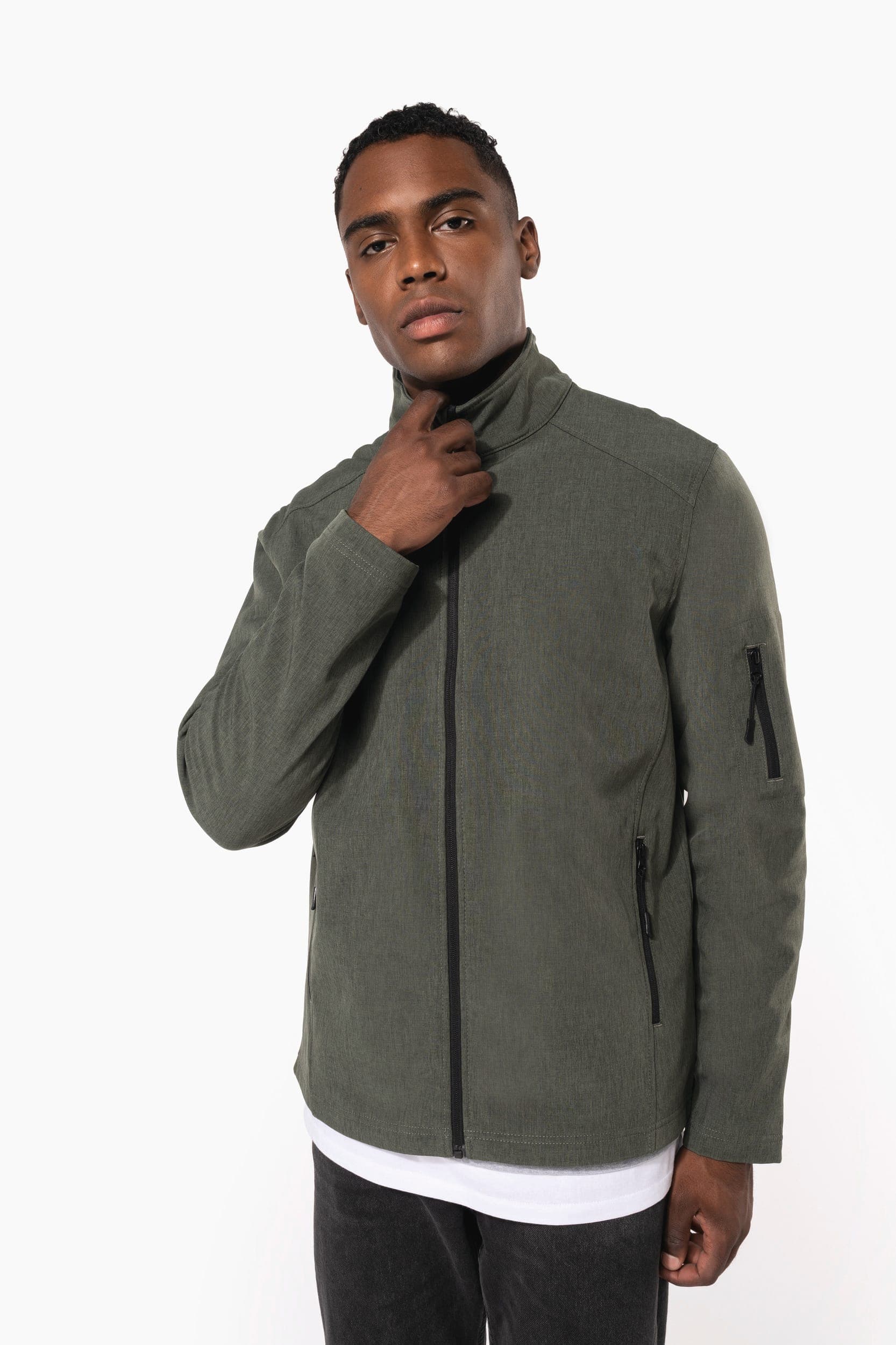 Veste softshell homme en situation