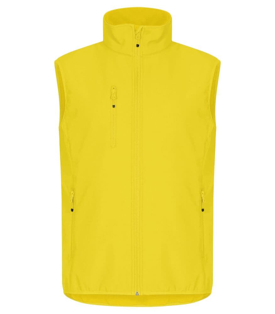 Clique Classic Softshell Vest coloris Citron
