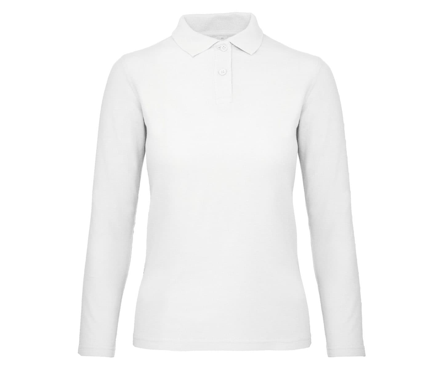 POLO ID 001 LSL WOMEN coloris Blanc