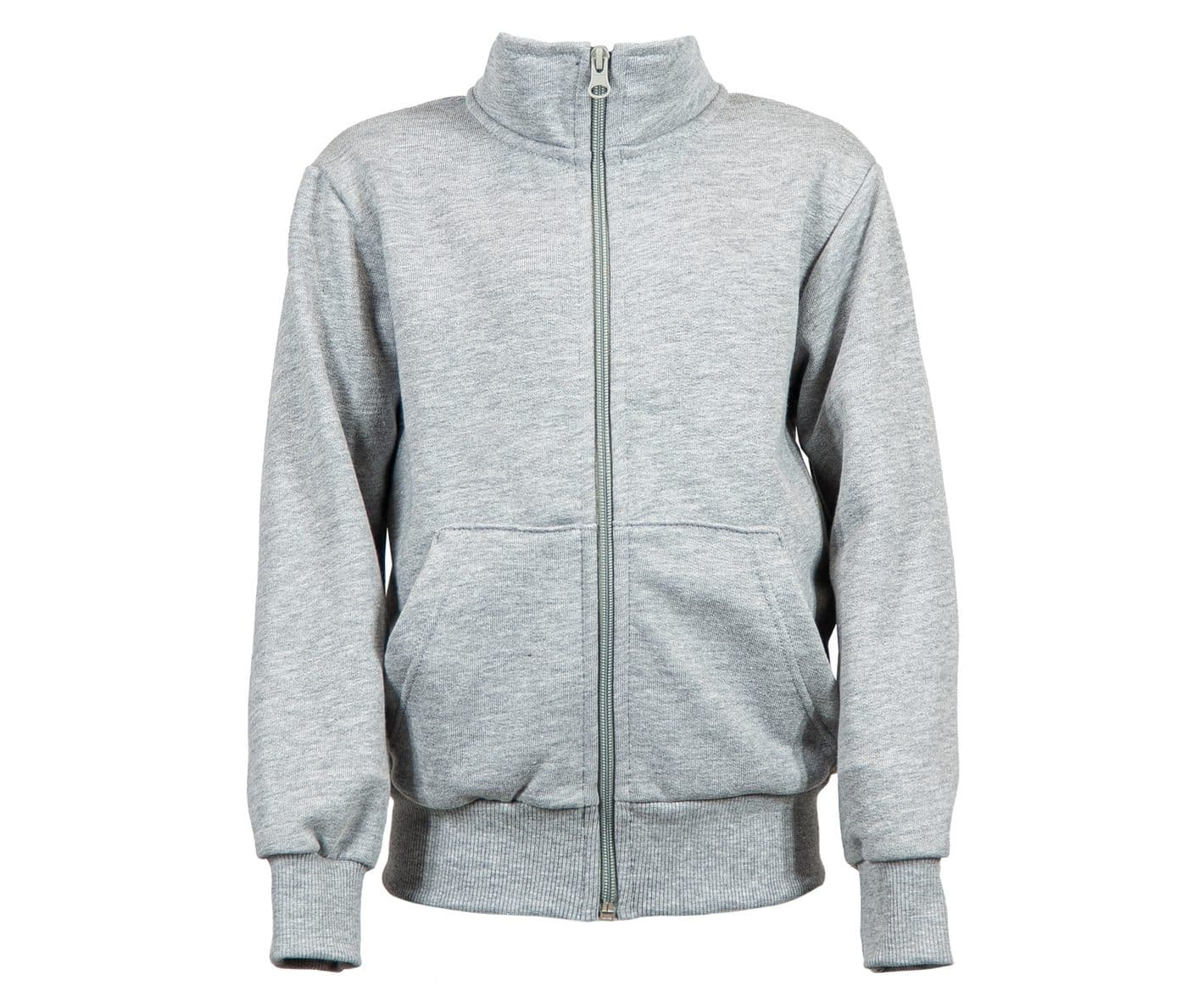 KIDS ZIP SWEAT JACKET coloris Gris cendré