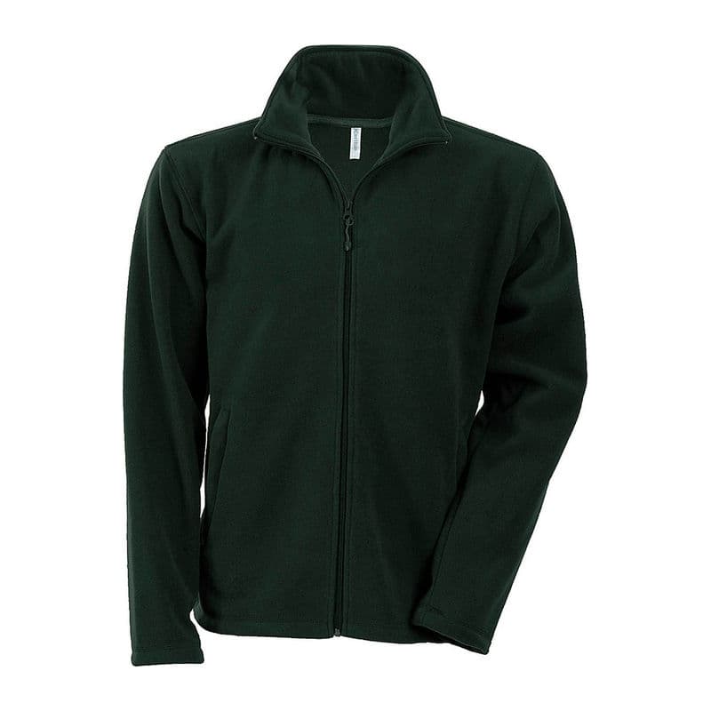 FALCO - FULL ZIP MICROFLEECE JACKET coloris Vert forêt
