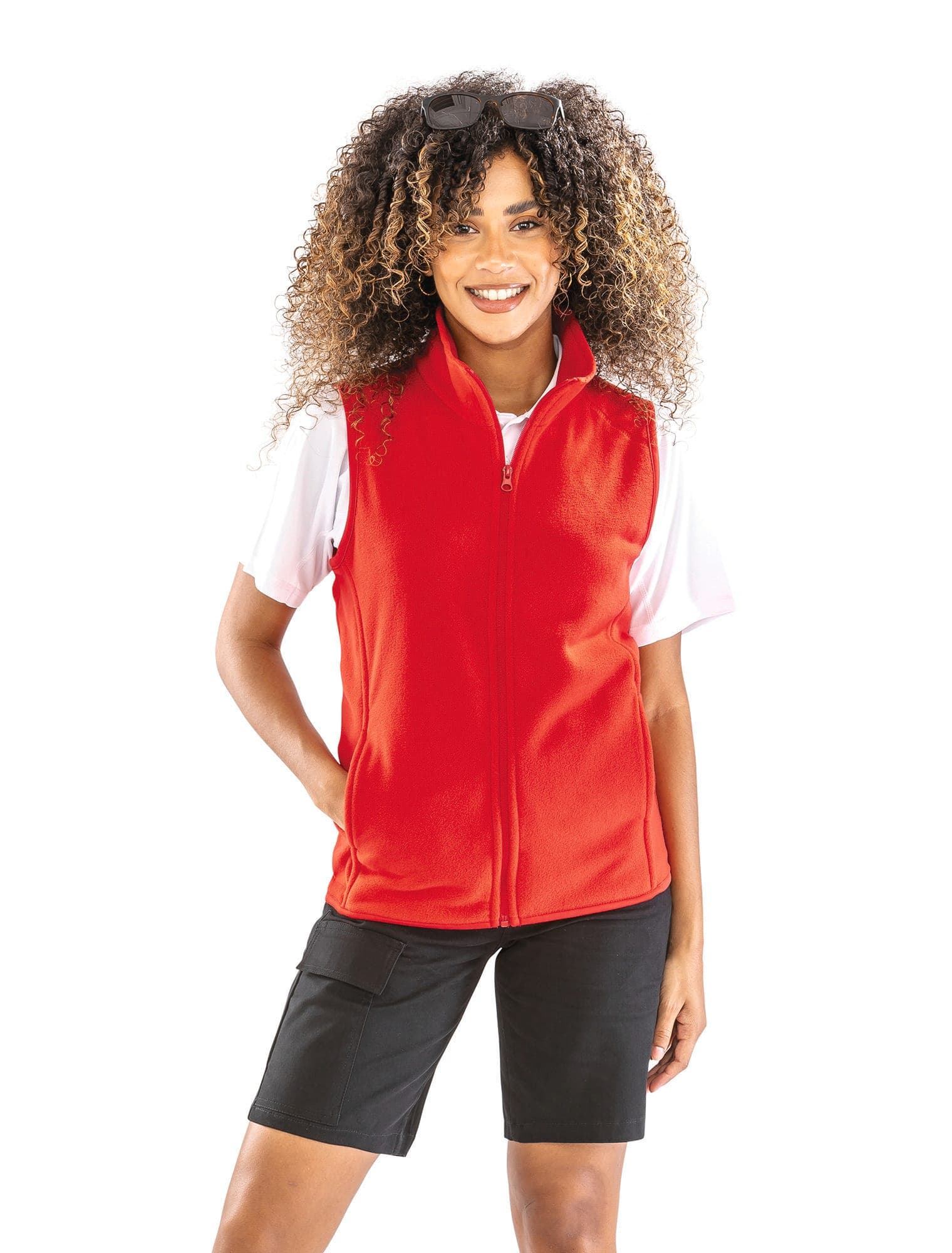 Gilet micro polaire en situation