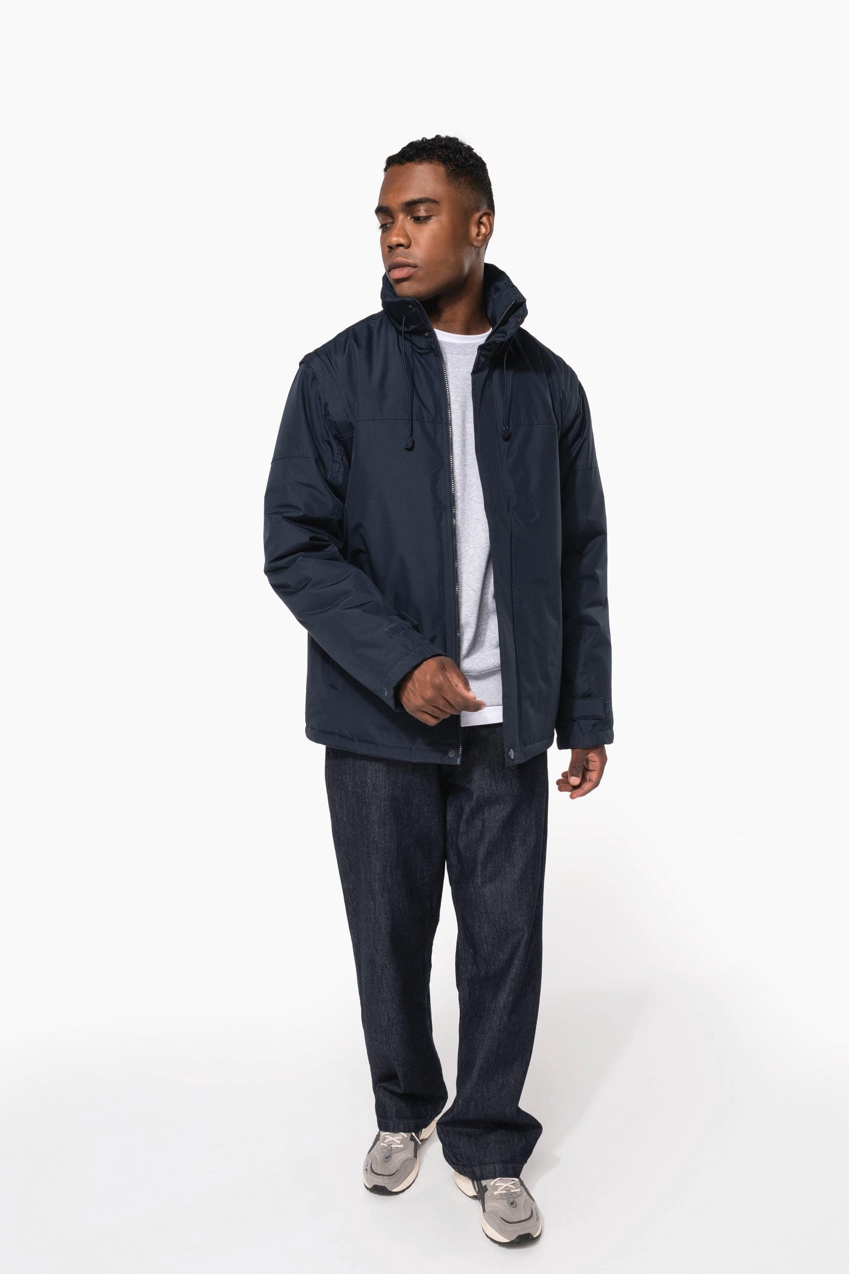 Blouson manches amovibles homme en situation