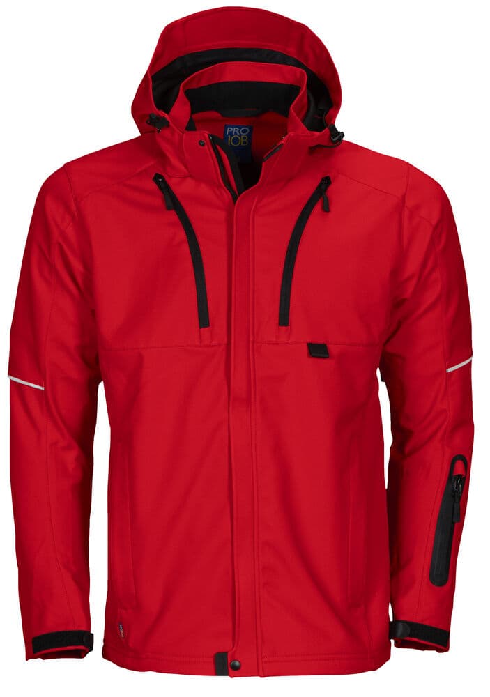 3406 VESTE SOFTSHELL coloris Rouge