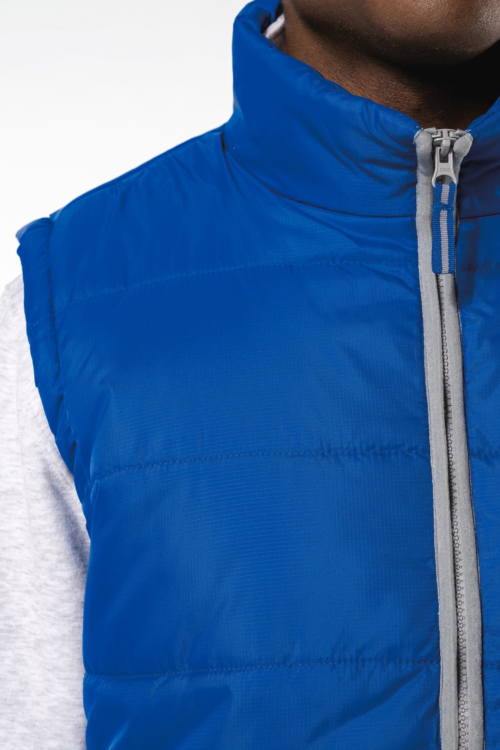 Bodywarmer matelassé unisexe en situation
