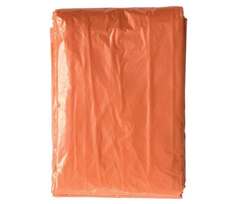 DISPOSABLE RAINING PONCHO "SUMATRA" coloris Orange