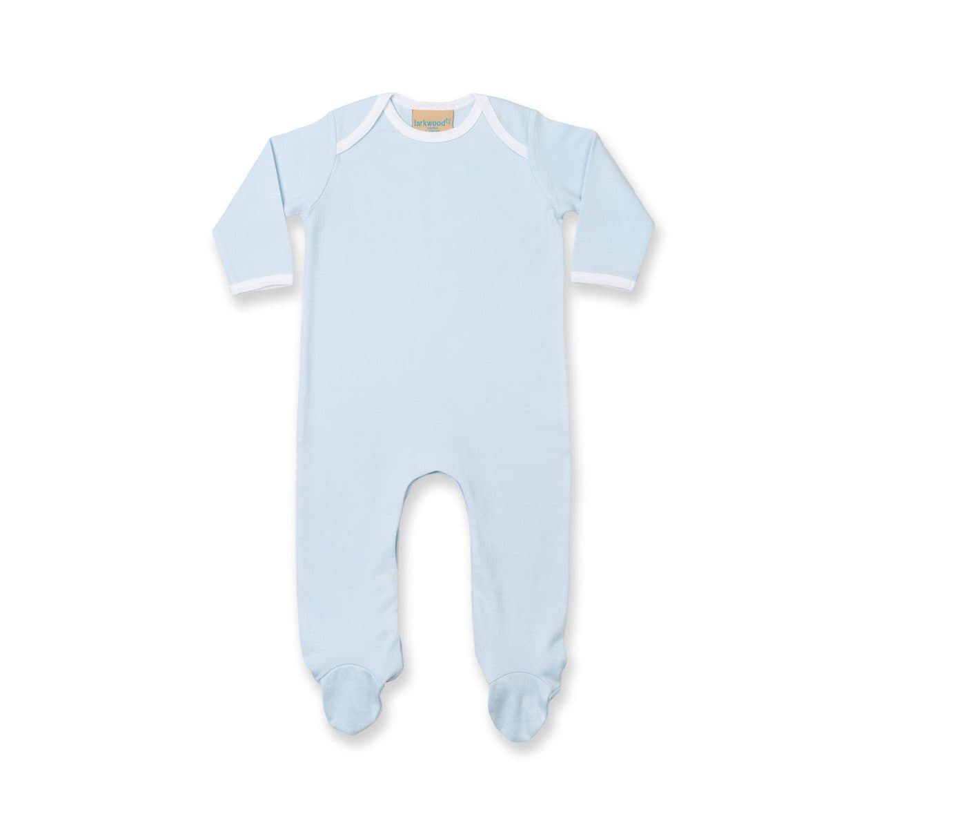 CONTRAST LONG SLEEVED SLEEPSUIT