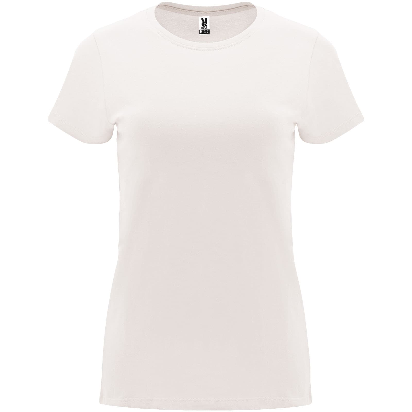 T-shirt de 170 g/m² Capri à manches courtes pour femme coloris Blanc vintage