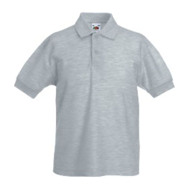 KIDS 65/35 POLO coloris Gris chiné