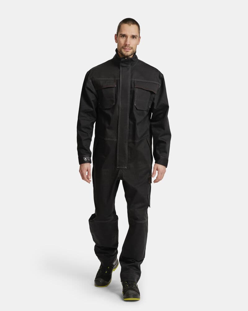 Jobman 4037 Welding Overall Flame Ret en situation