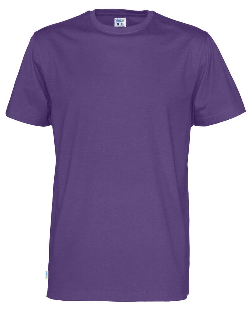 T-SHIRT HOMME - CERTIFIÉ GOTS coloris Violet