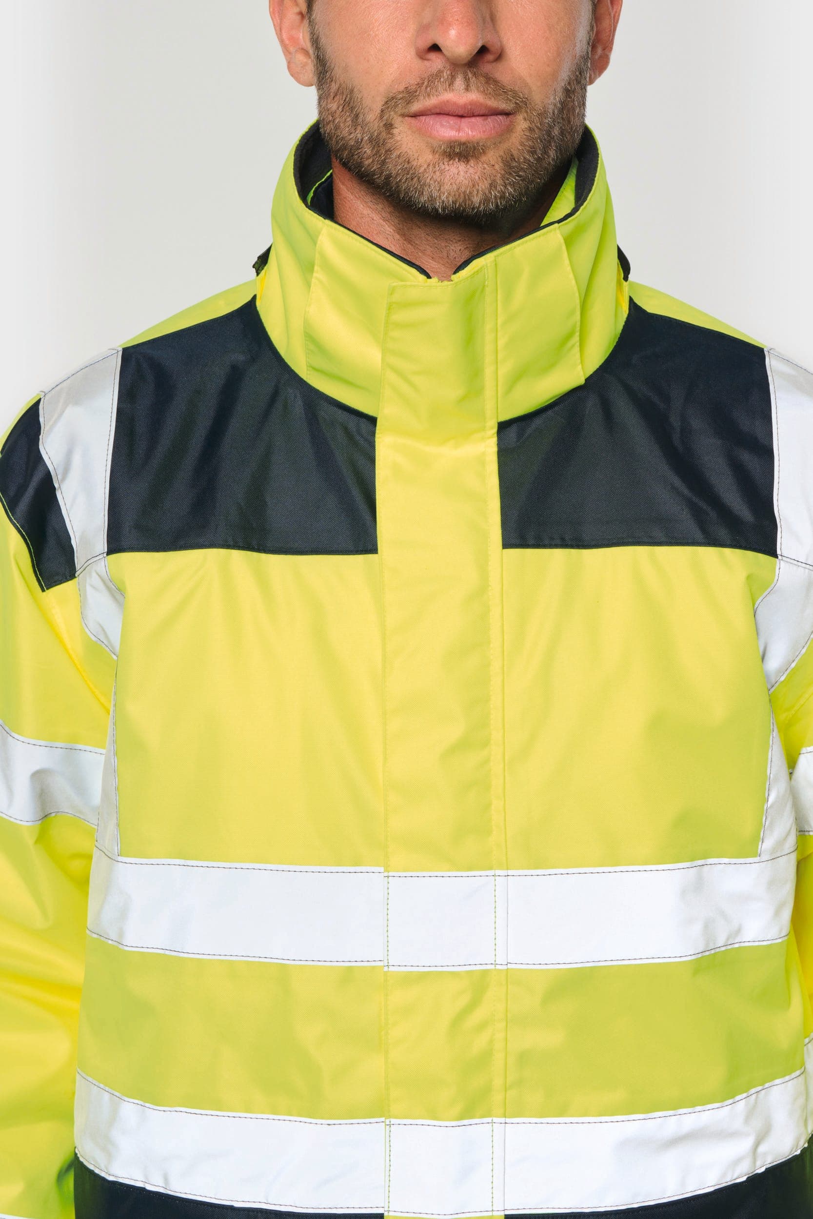 Parka de sécurité recyclée 4 en 1 unisexe en situation