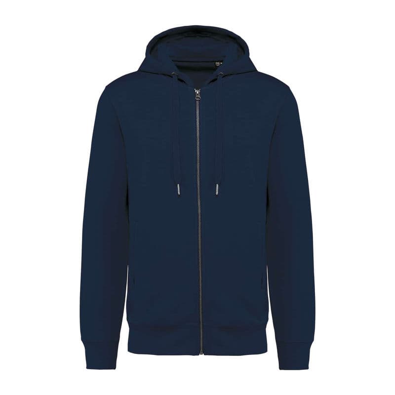 Unisex Eco-Friendly Hooded Sweatshirt coloris Marine