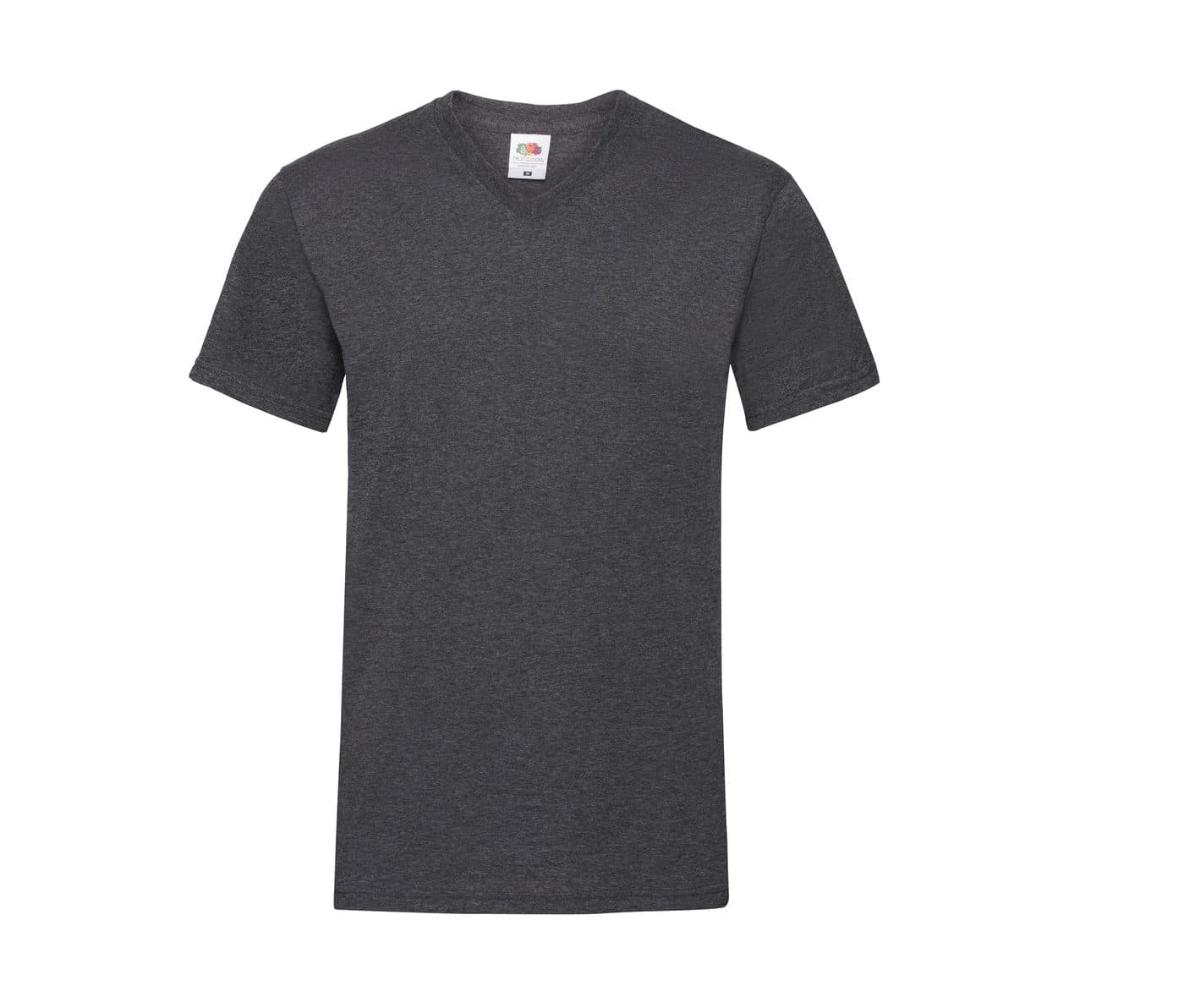 VALUEWEIGHT V-NECK T coloris Gris chiné foncé