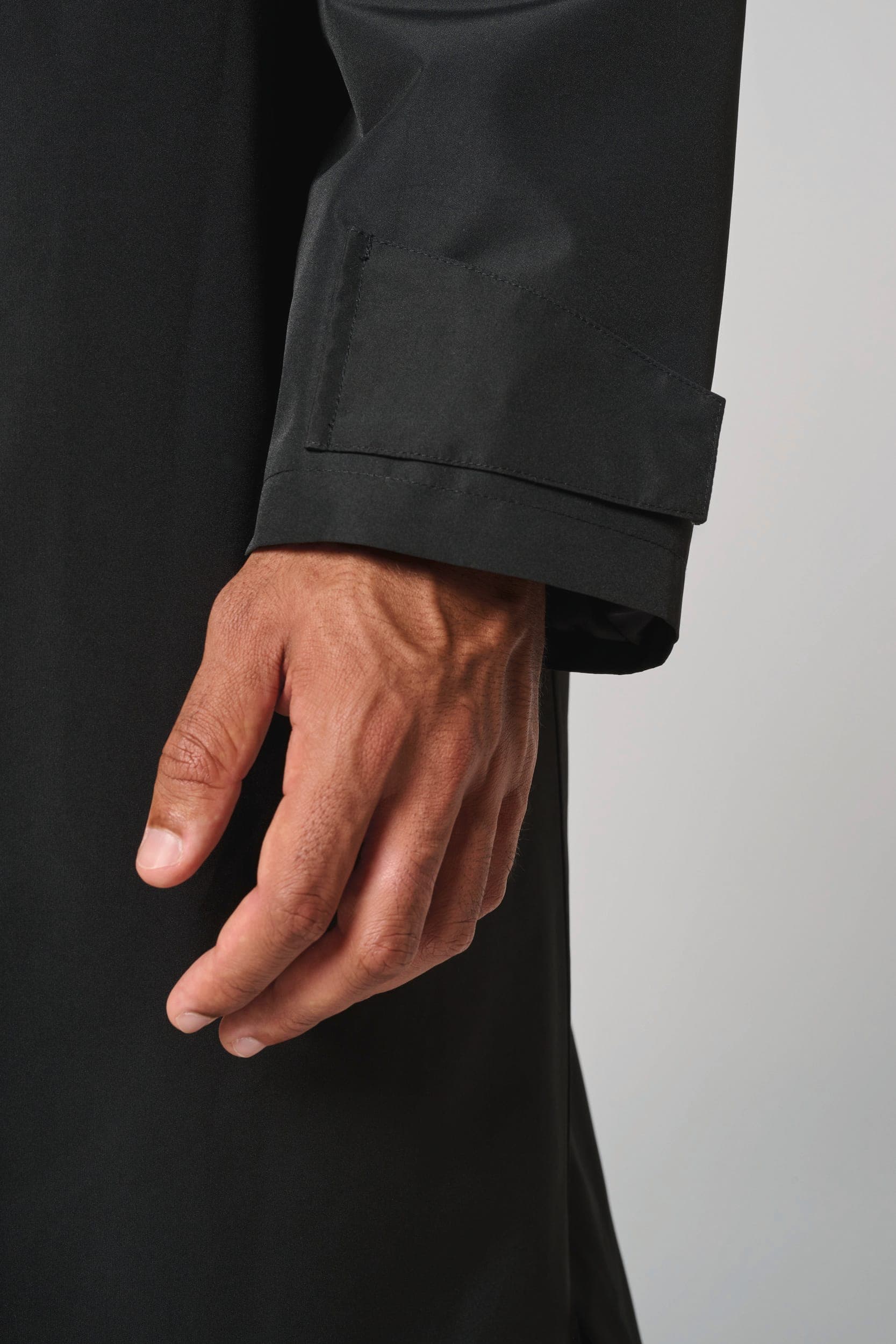 Parka longue doublée sherpa unisexe en situation