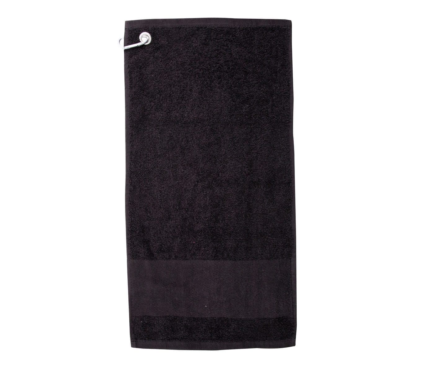 PRINTABLE BORDER GOLF TOWEL coloris Noir