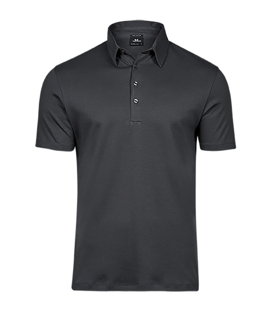 PIMA COTTON POLO coloris Gris foncé