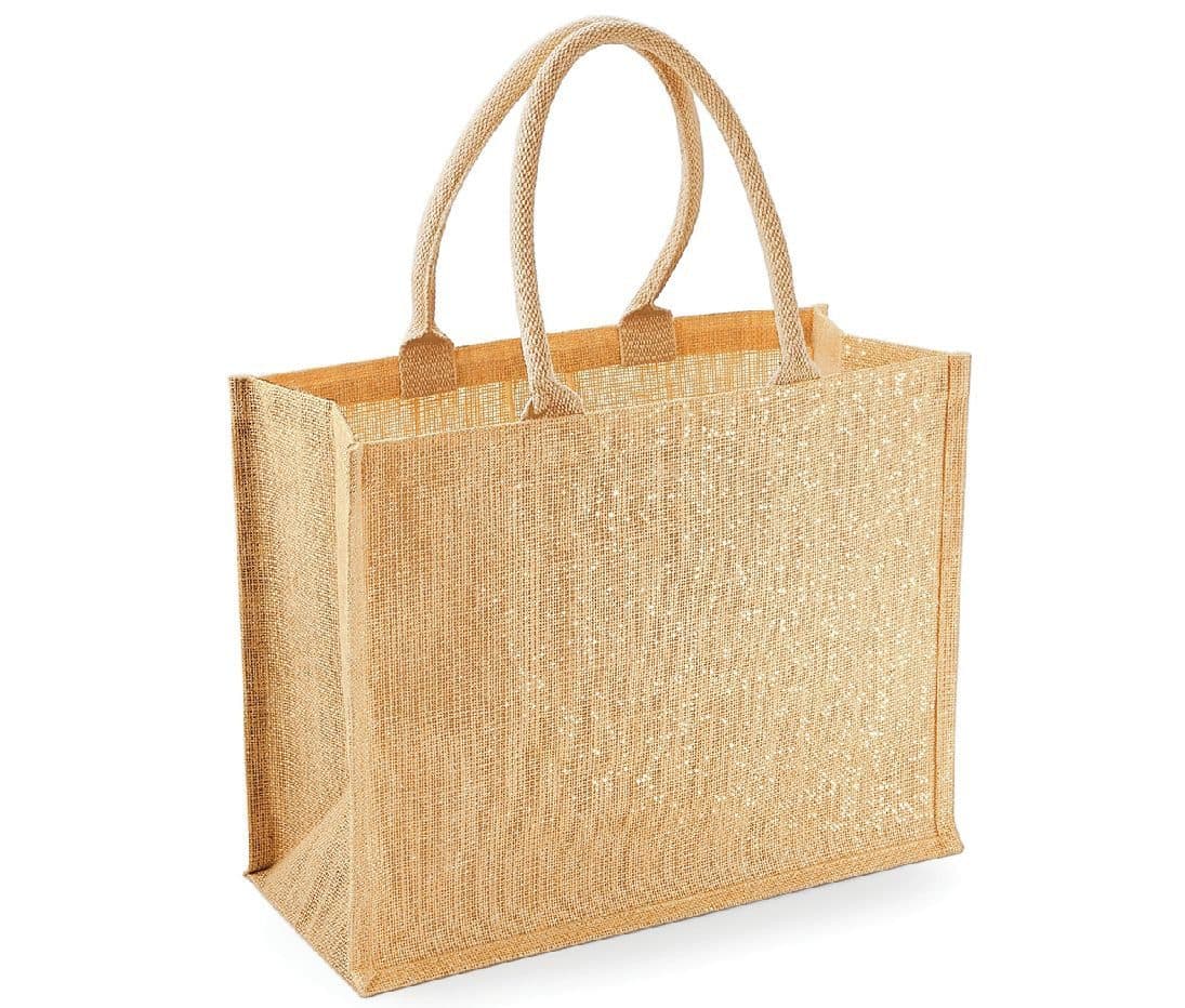 SHIMMER JUTE SHOPPER