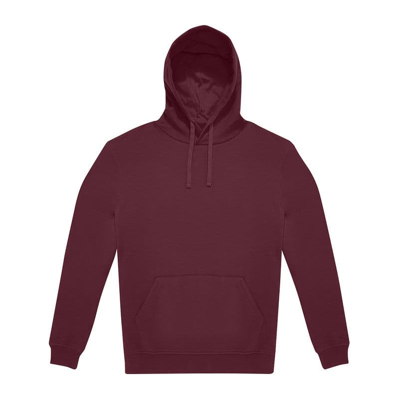 B&C ID.333 Hoodie coloris Bordeaux
