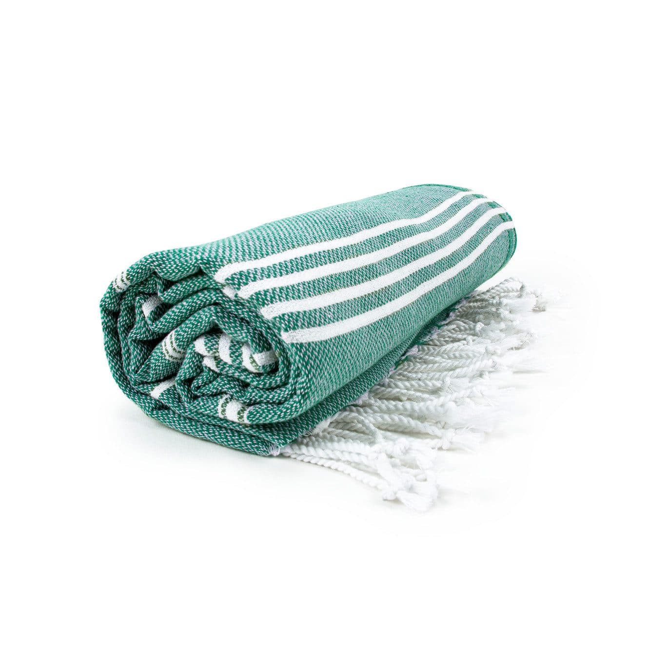 HAMAM SULTAN TOWEL coloris Pétrole / Blanc