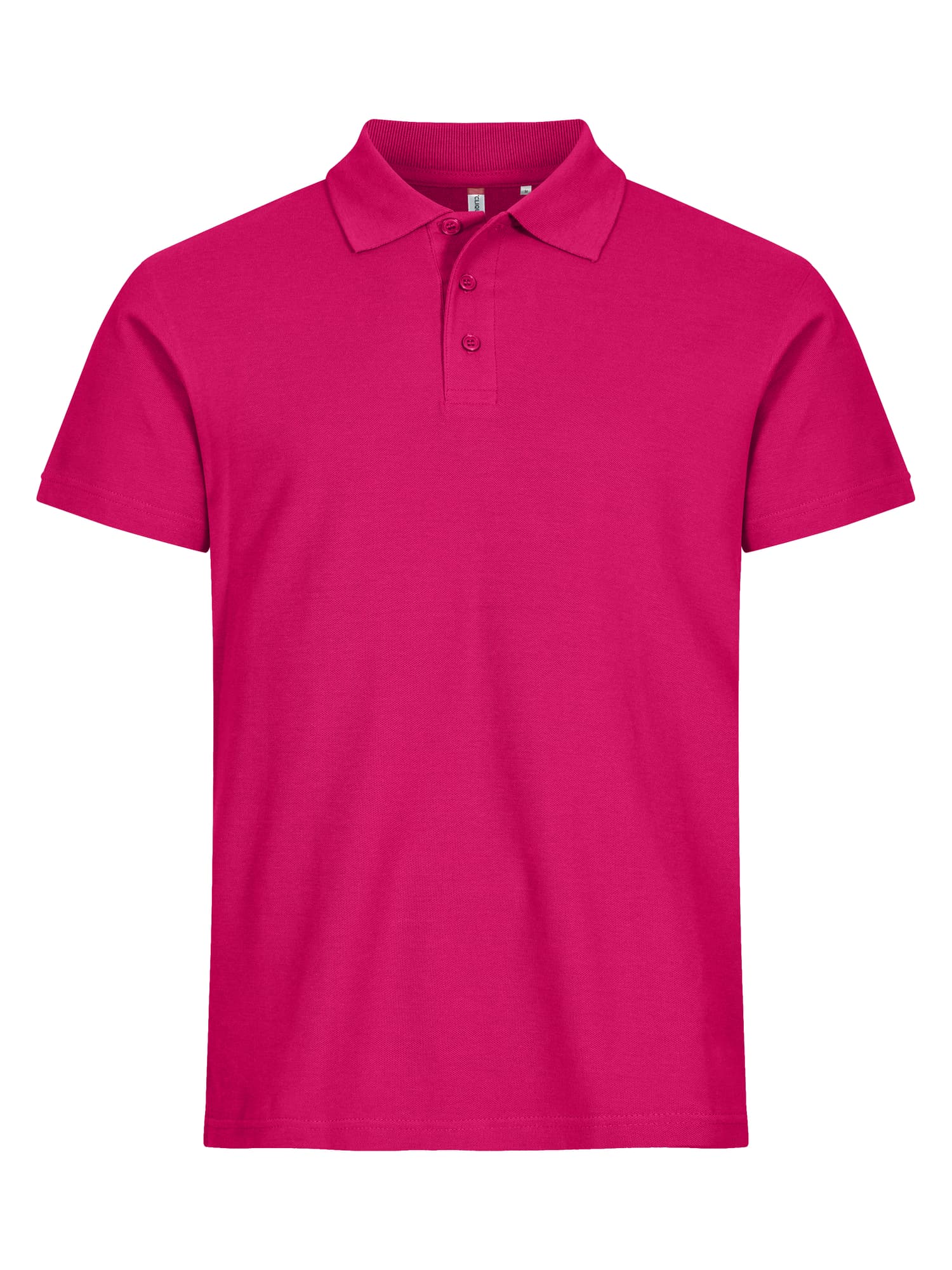 Clique Basic Polo coloris Vif cerise