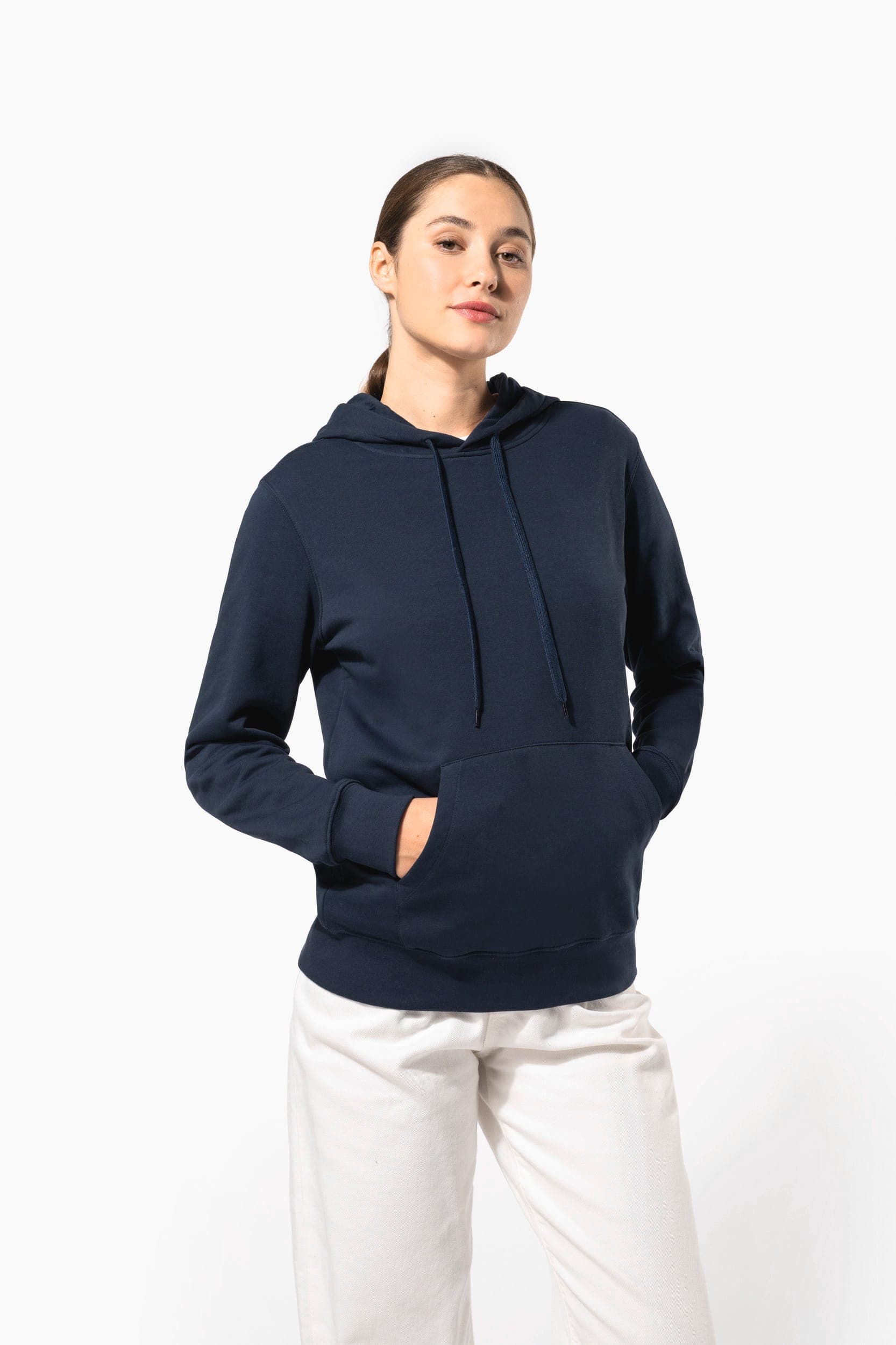 Sweat-shirt à capuche 80/20 unisexe en situation