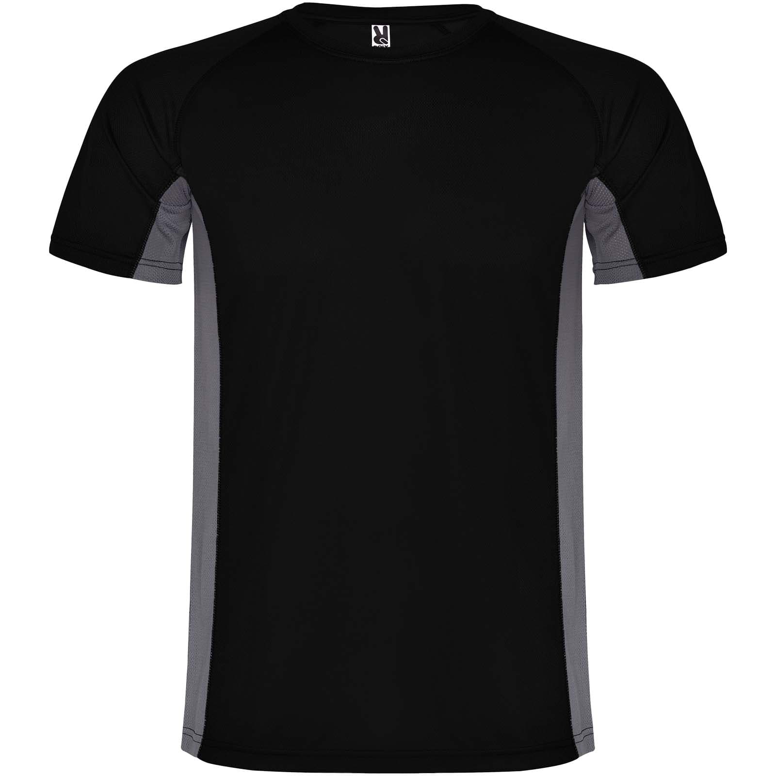 T-shirt de sport de 140 g/m² Shanghai à manches courtes pour homme coloris Noir