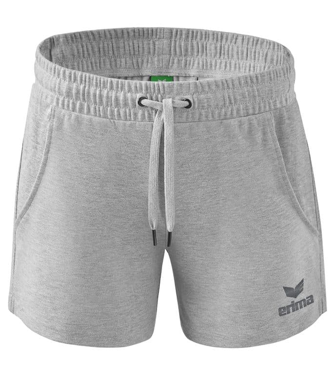 Short sweat Essential Team coloris Gris chiné clair