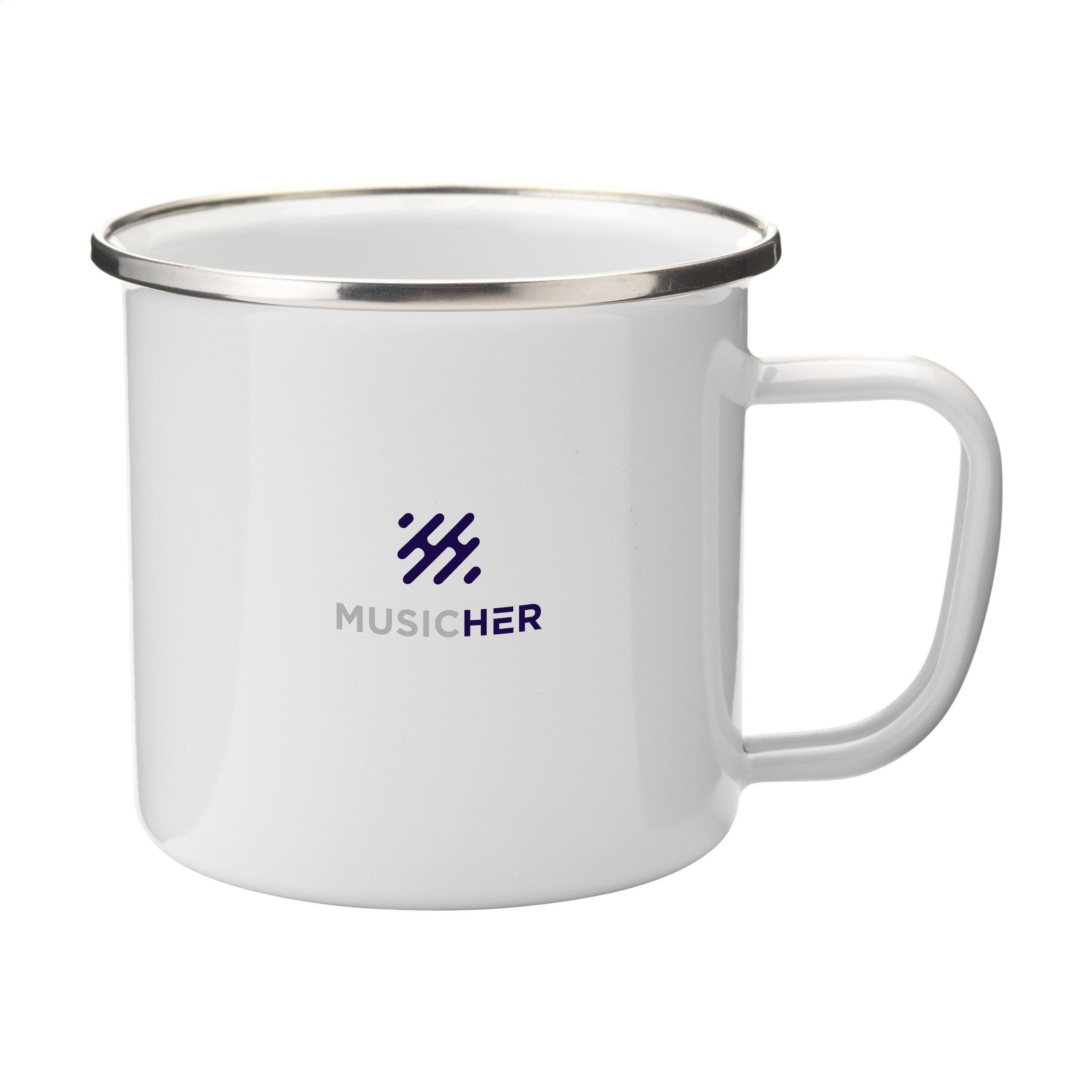 Mug Retro Silver en émail 350 ml
