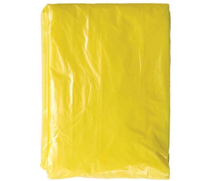 DISPOSABLE RAINING PONCHO "SUMATRA" coloris Jaune