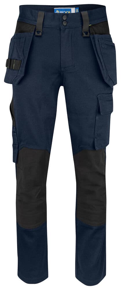 5560 PANTALON STRETCH AVEC POCHES GENOUX ET POCHES JEAN COTON