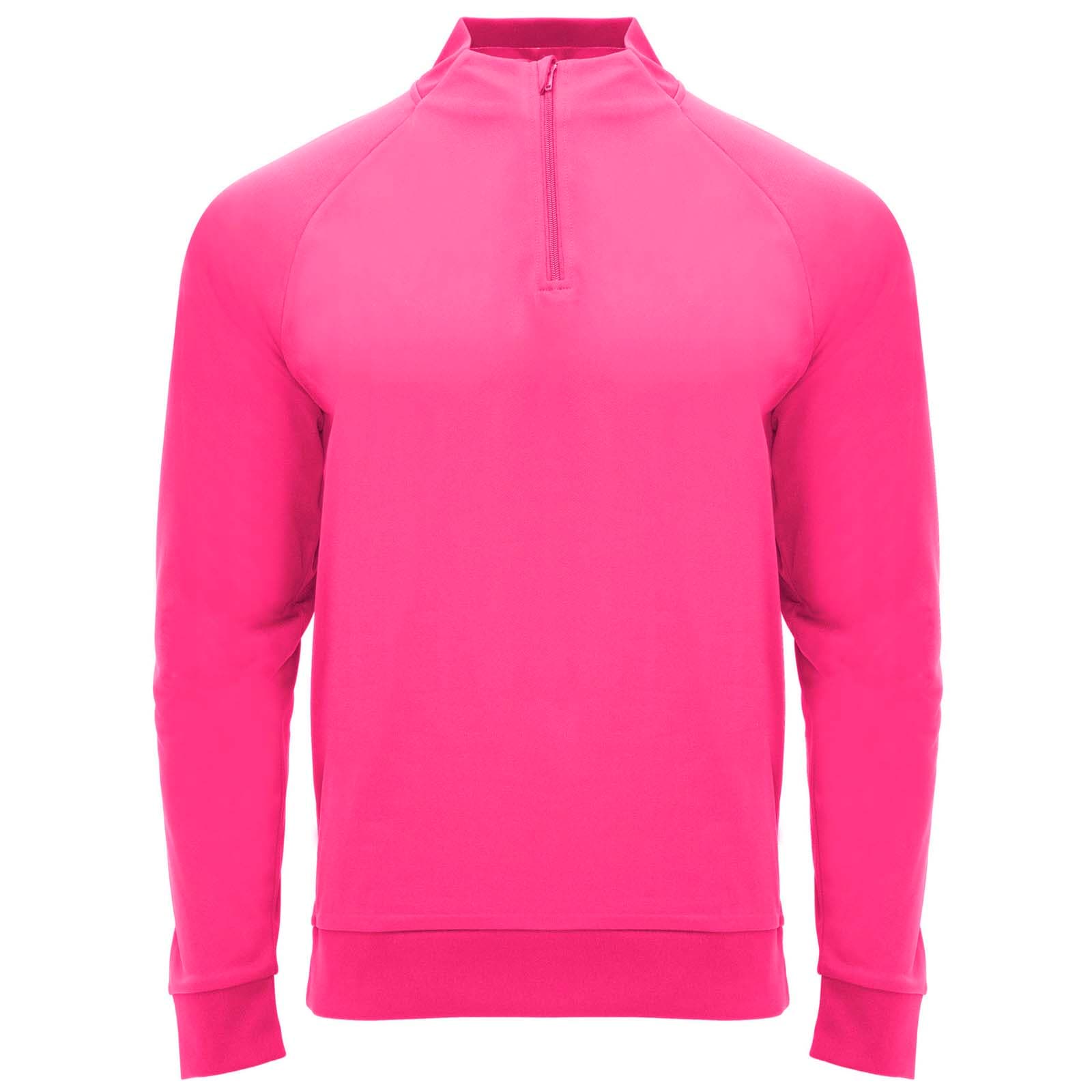 Sweatshirt de 200 g/m² Epiro à manches longues unisexe avec fermeture demi-zip