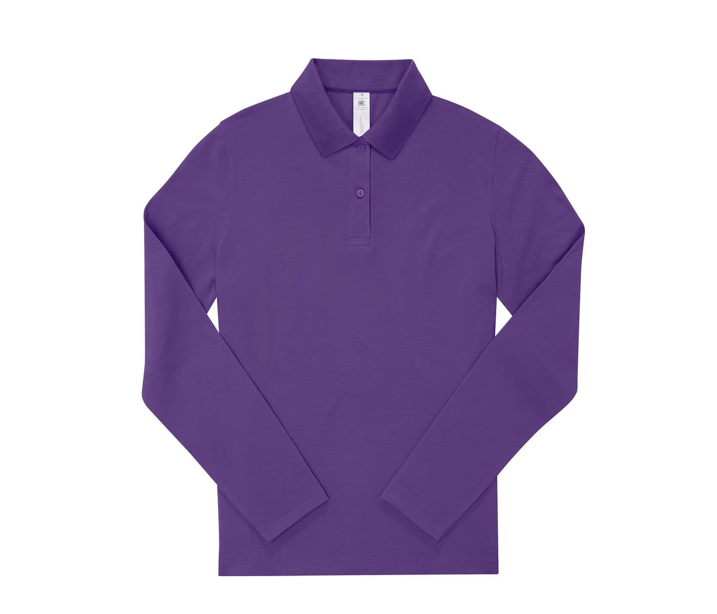B&C MY POLO 180 LSL/WOMEN coloris Lilas Meta