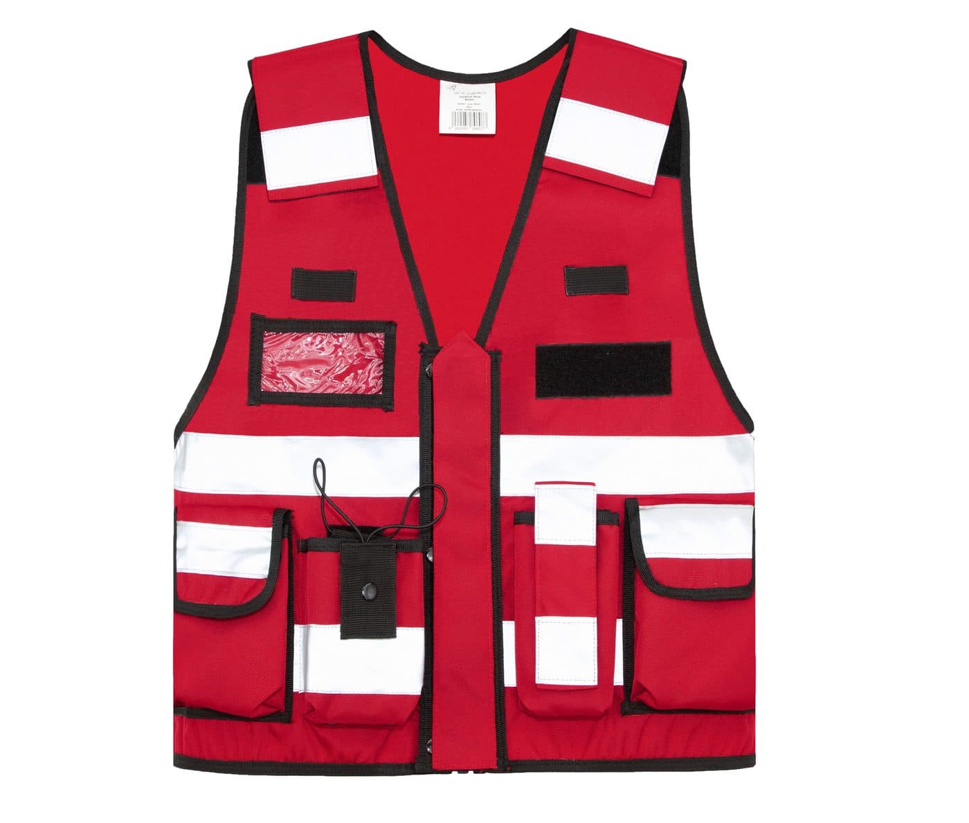 TACTICAL AND FUNCTIONNAL VEST "BONN" coloris Rouge