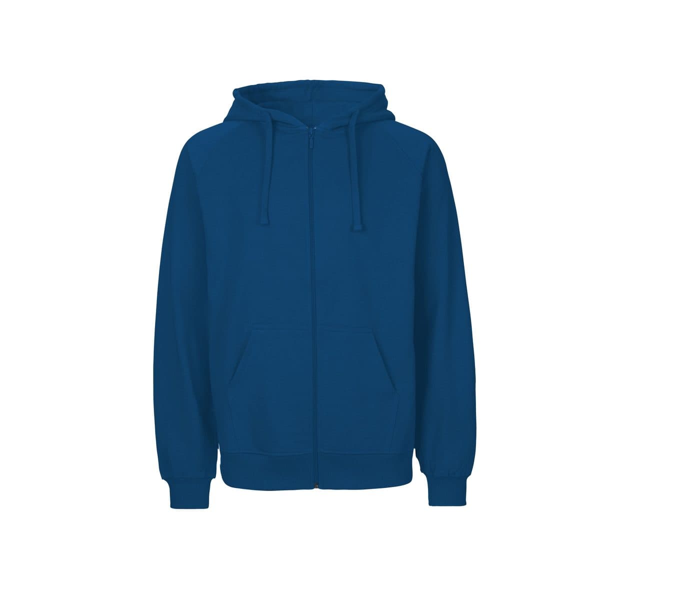 MENS HOODIE WITH ZIP coloris Bleu roi