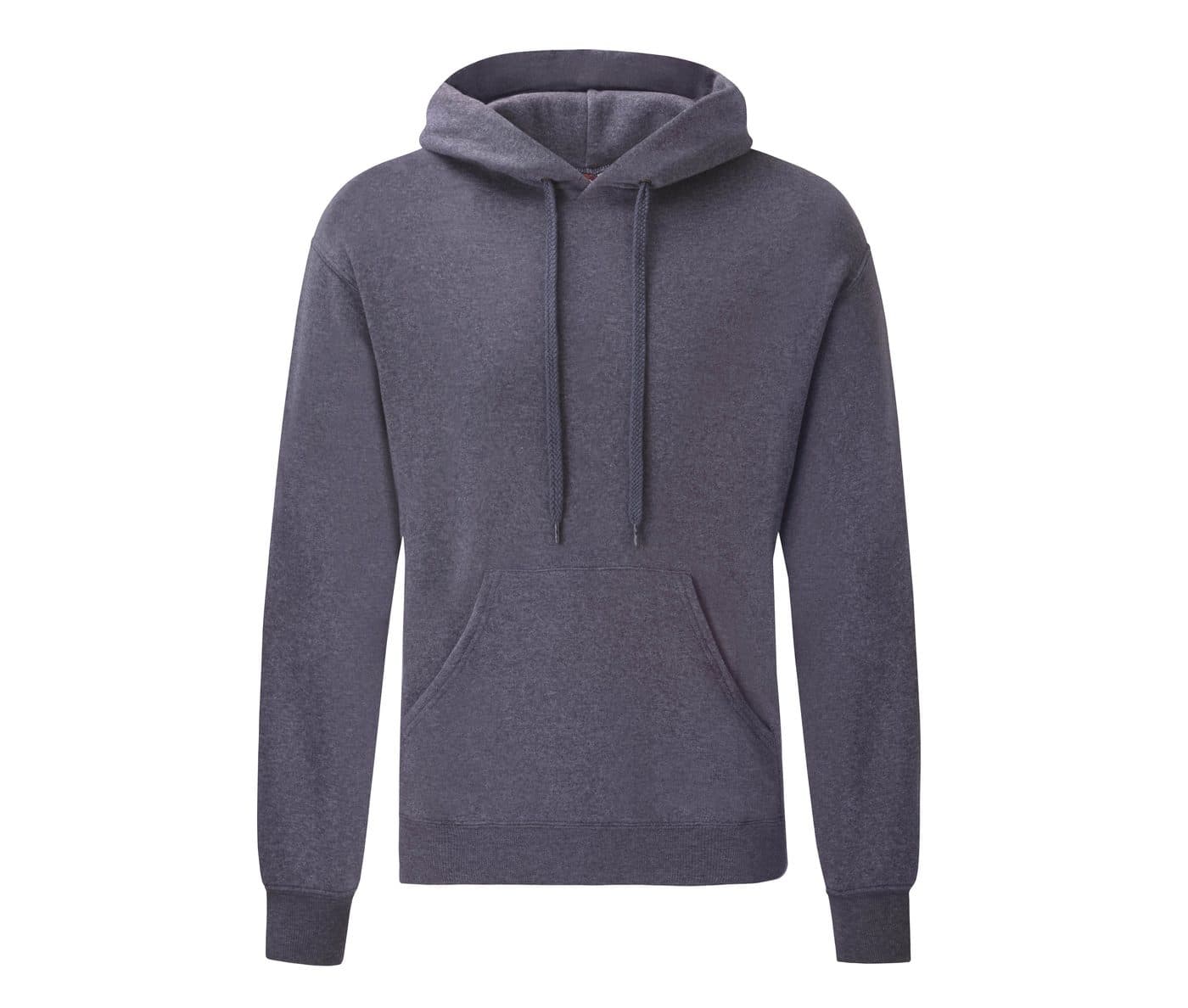 CLASSIC HOODED SWEAT coloris Marine chiné