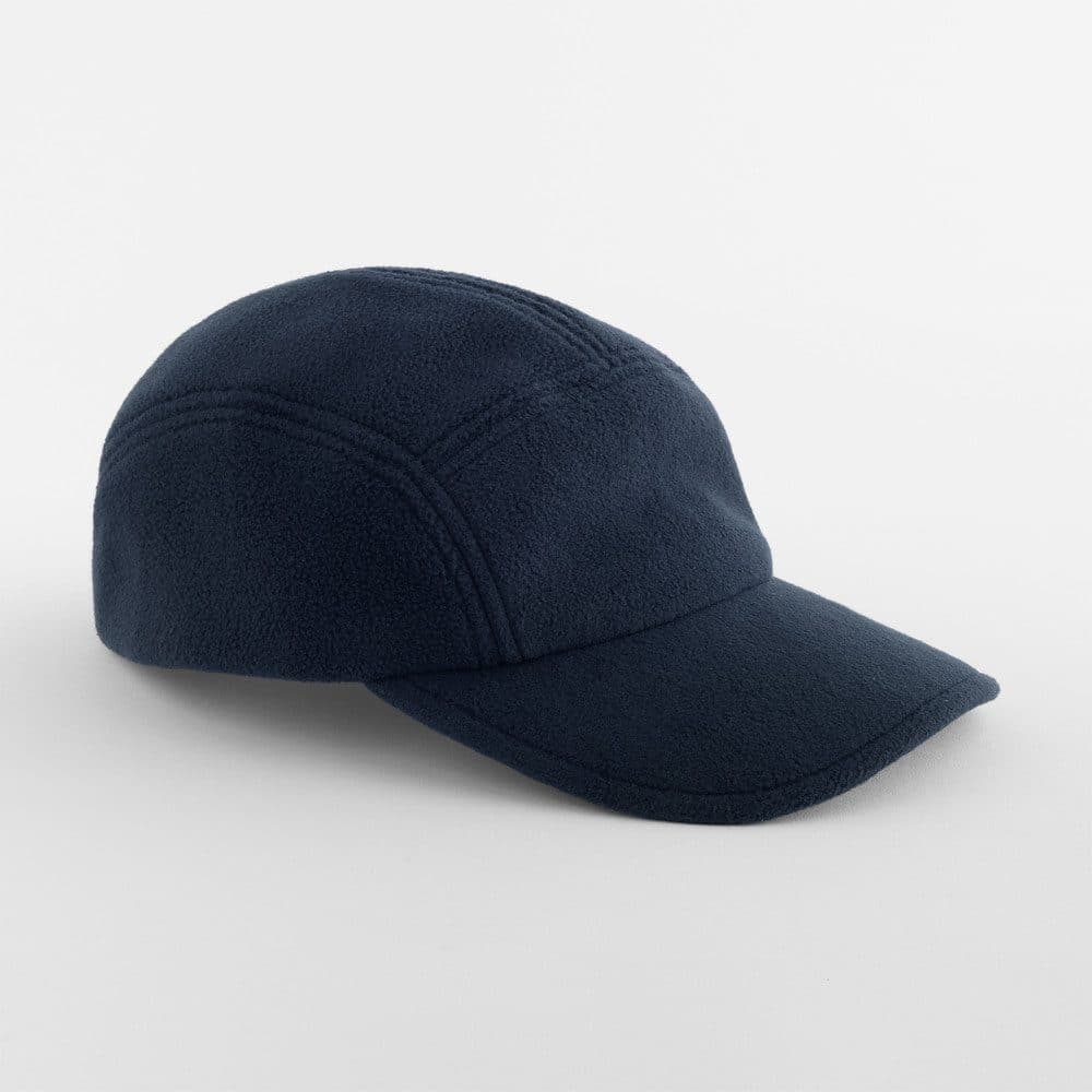 RECYCLED FLEECE 5 PANEL CAP coloris Bleu marine