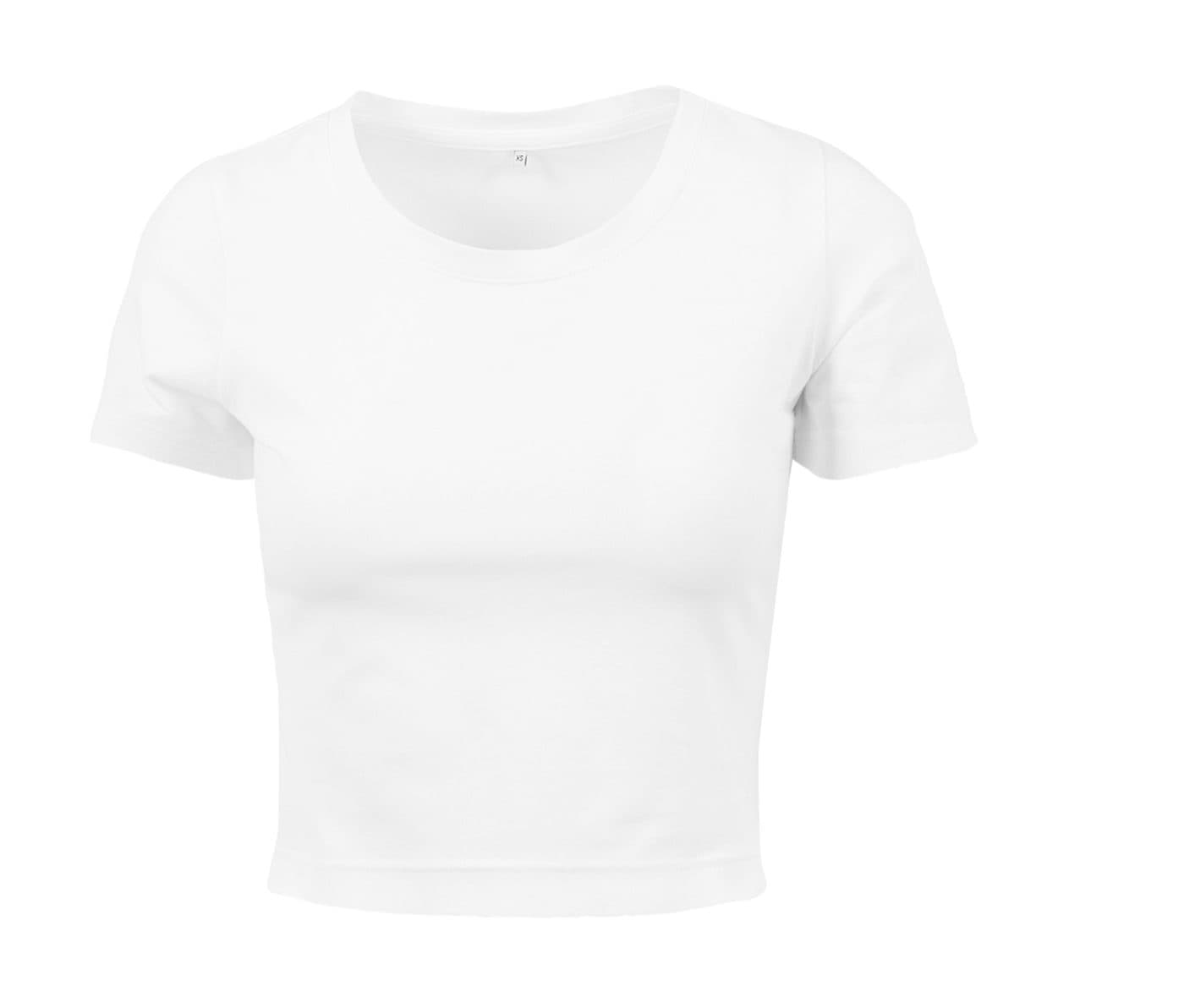 LADIES CROPPED TEE coloris Blanc