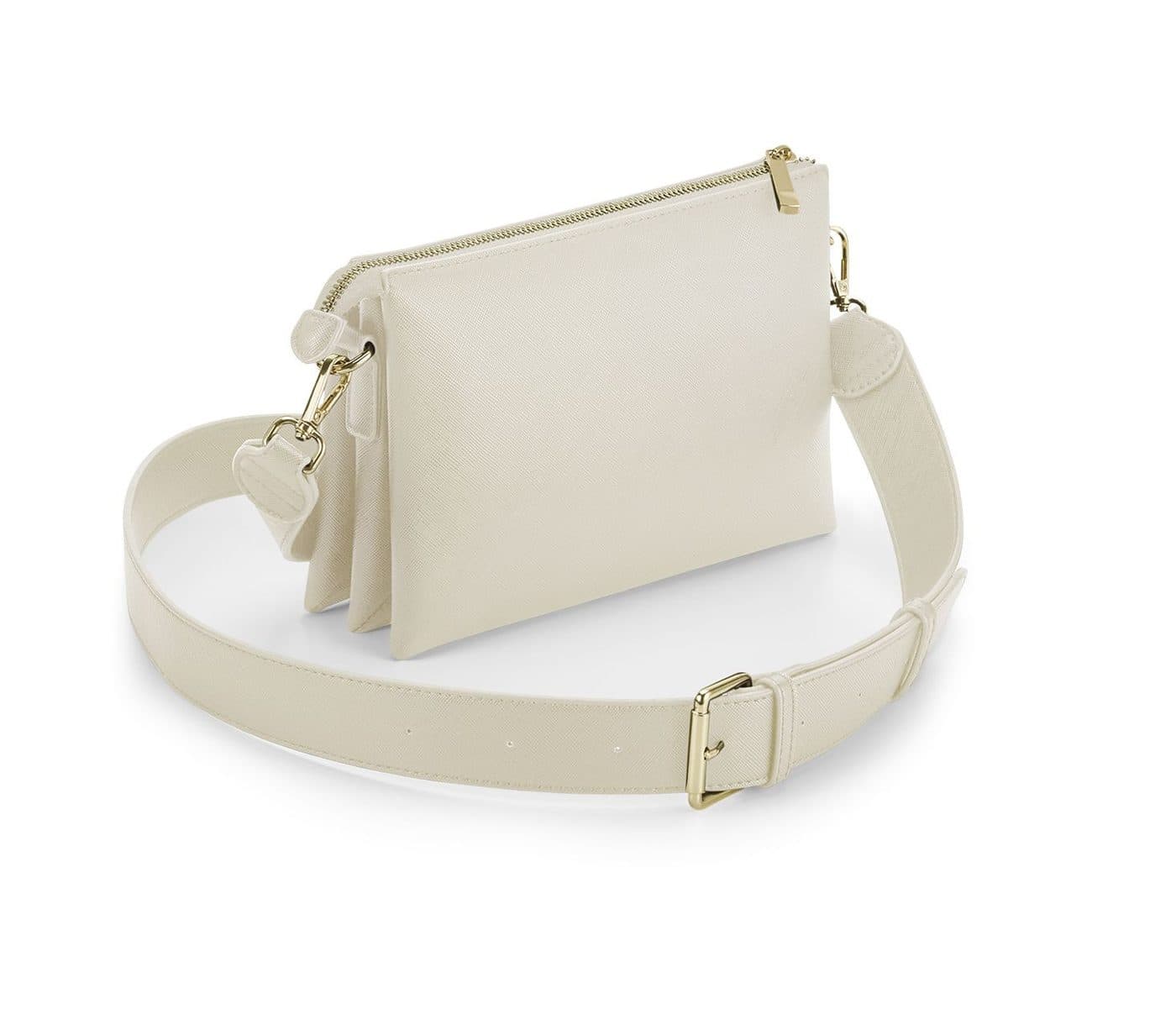 BOUTIQUE SOFT CROSS BODY BAG coloris Gris huître