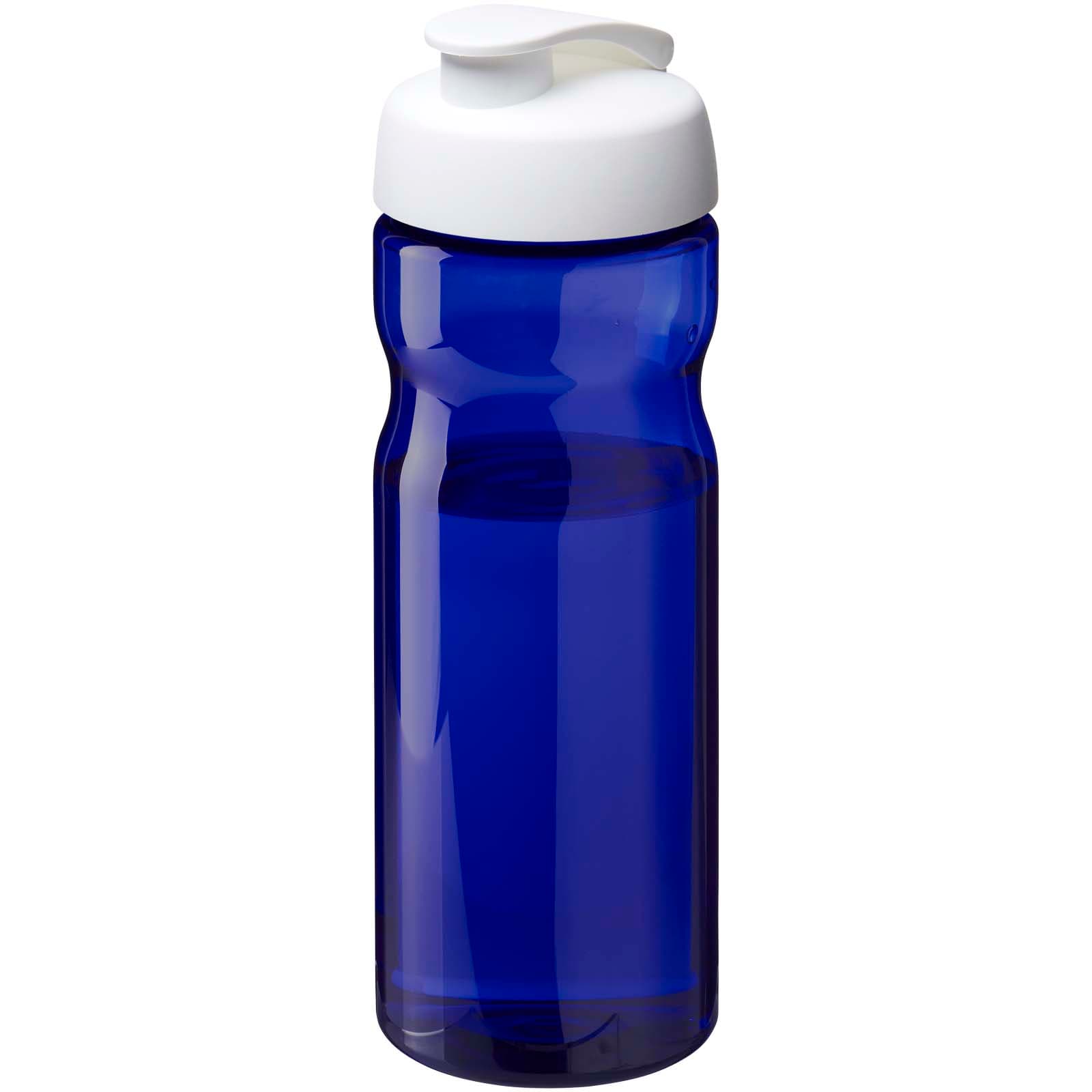 Bouteille de sport H2O Active® Eco POP Base 650ml avec couvercle à bascule coloris Bleu