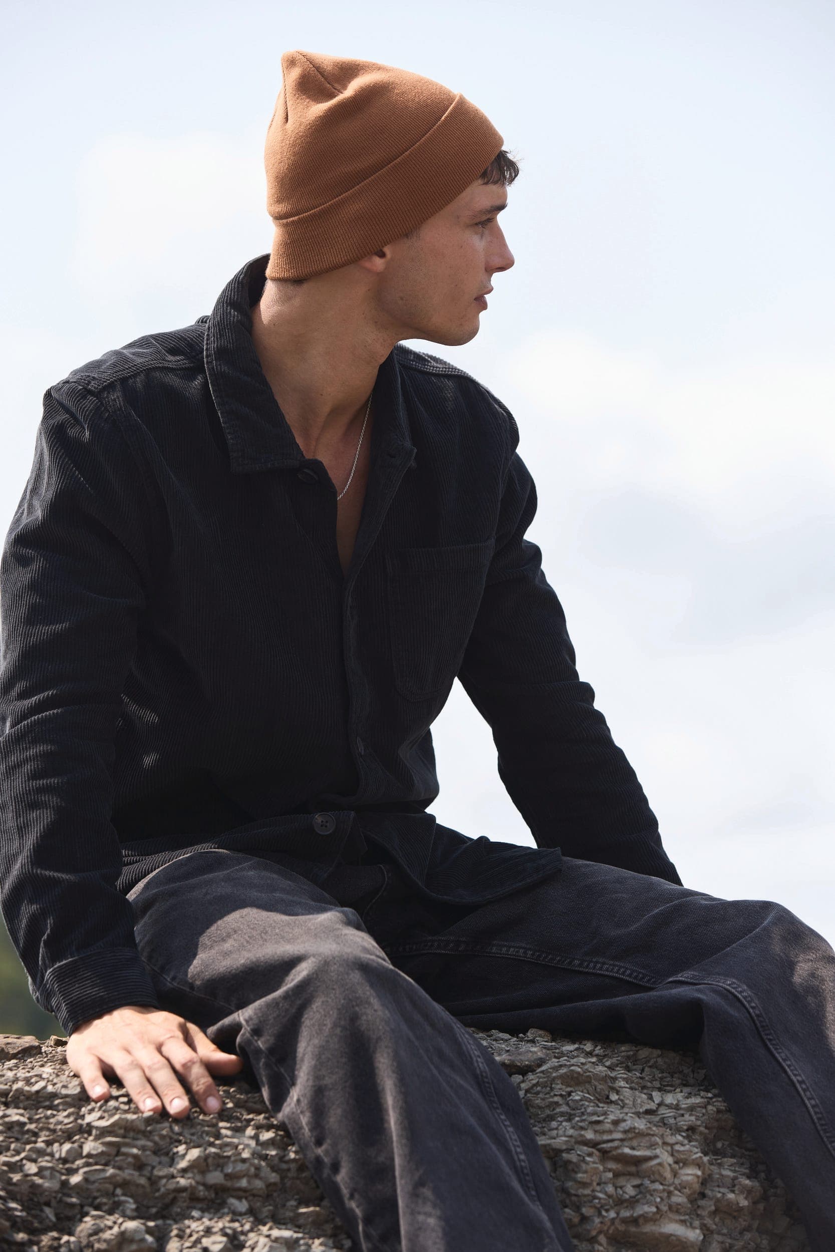 Bonnet avec revers - K-up Gold Label en situation