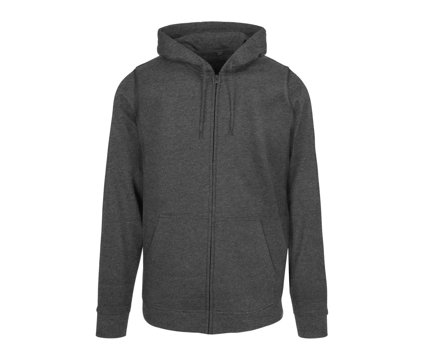 BASIC ZIP HOODY coloris Gris charbon