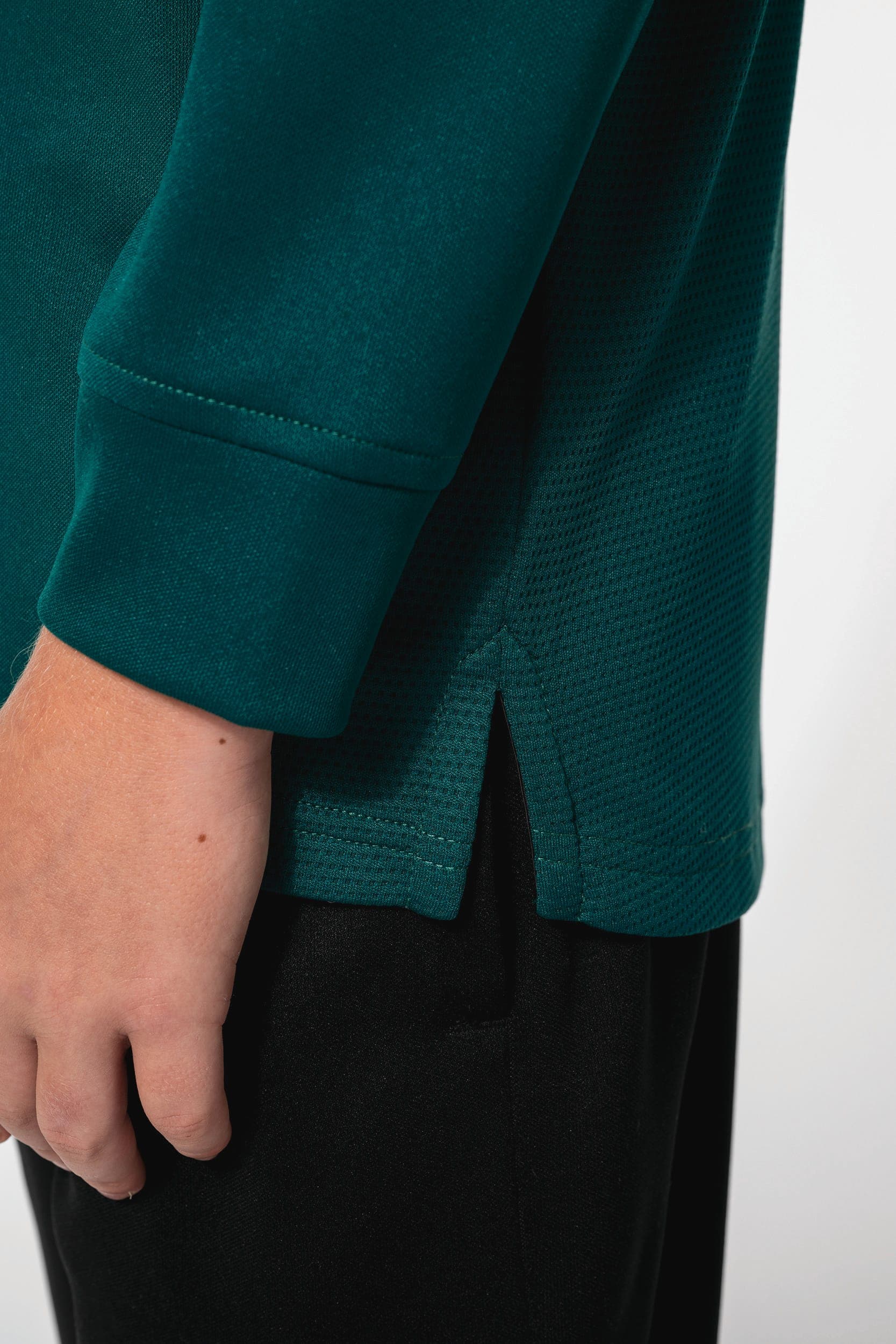 Sweat d'entrainement 1/4 zip enfant en situation