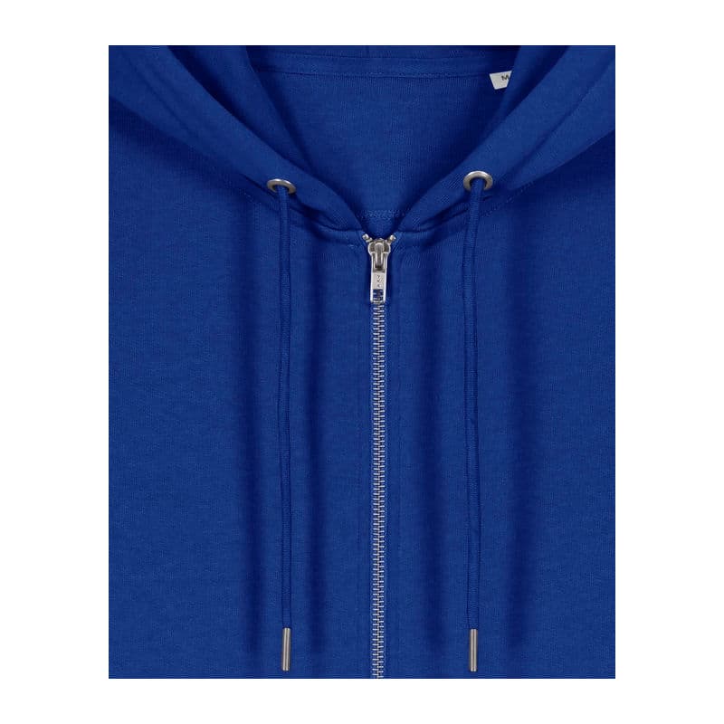 Cultivator 2.0 unisex zip-thru hoodie  coloris Bleu Worker