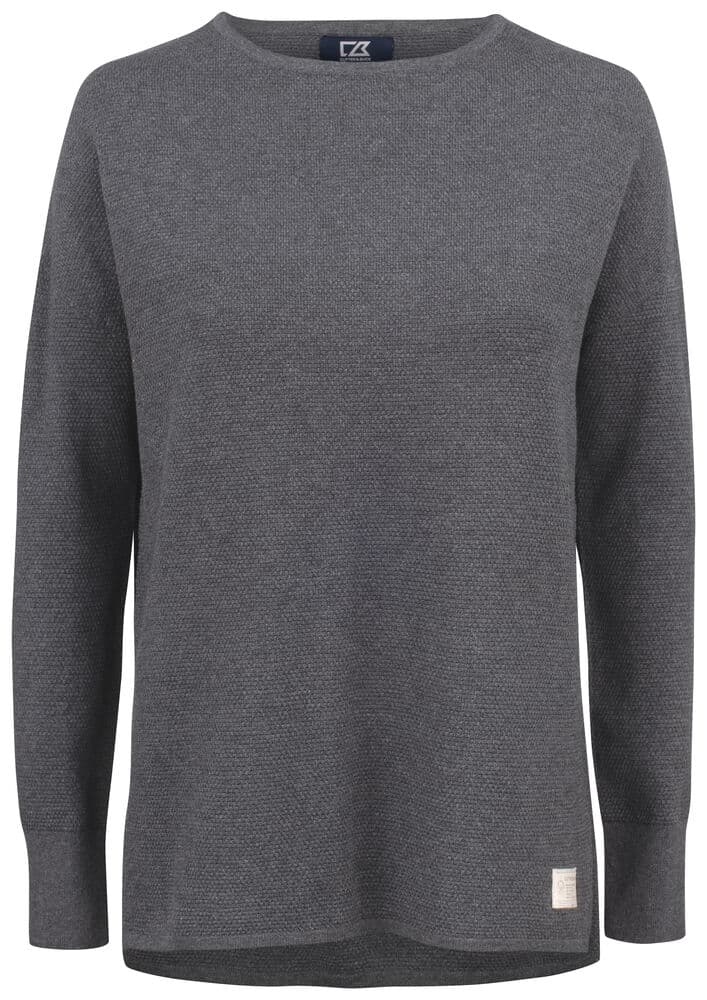 Pull Cutter & Buck Carnation femme coloris Gris chiné