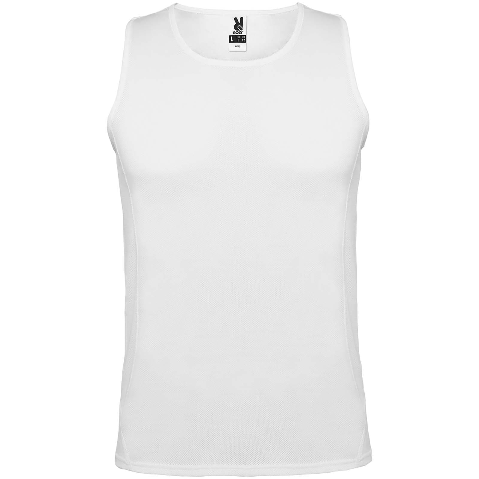 Débardeur de sport de 140 g/m² Andre pour enfant coloris Blanc
