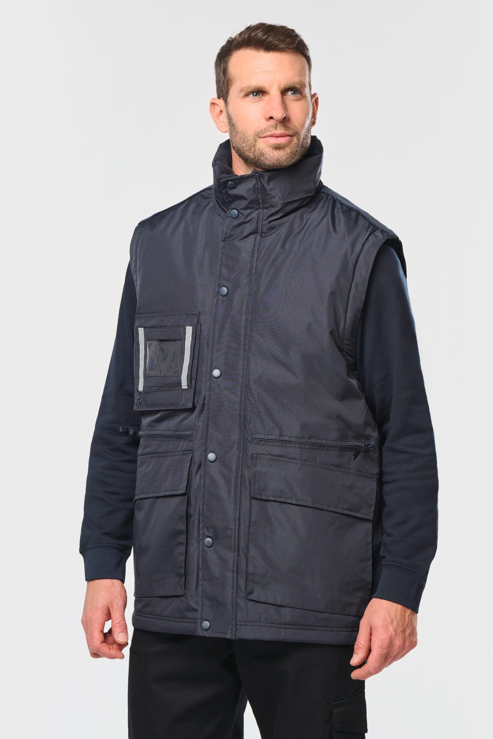 Parka workwear manches amovibles homme en situation