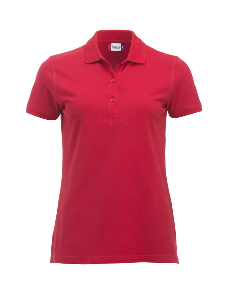 Clique Classic Marion S/S Polo coloris Rouge