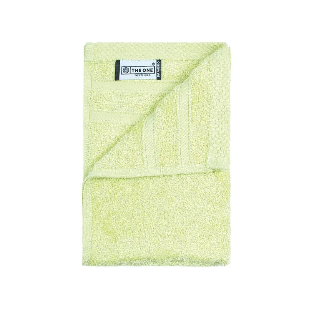 BAMBOO GUEST TOWEL coloris Olive clair